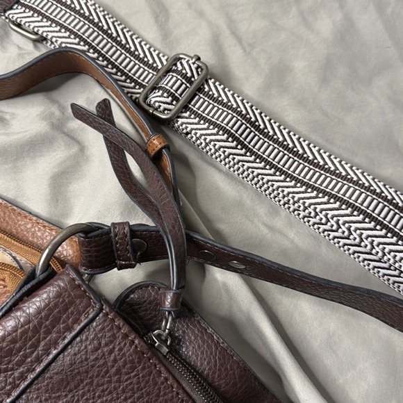 (2) Montana West Hobo Bag Crossbody Purse  Handbags Light Brown & Coffee - Picture 4 of 12